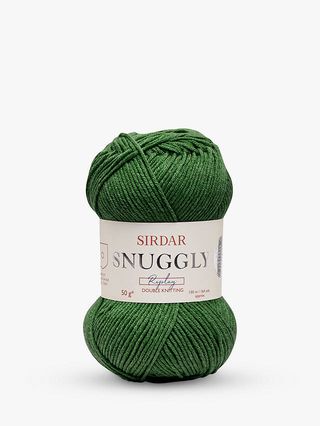 Sirdar Snuggly Replay DK knitting yarn, 50g, dark green