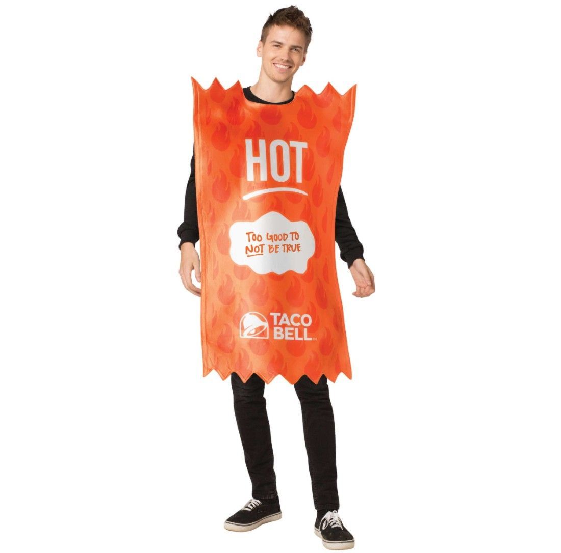 Taco Bell Hot Sauce Packet Costume