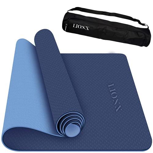 Ejercicio Yoga PhysioWorld Esterilla de deporte Gimnasio colchoneta de fitness / entrenamiento de espuma NBR para Pilates color azul