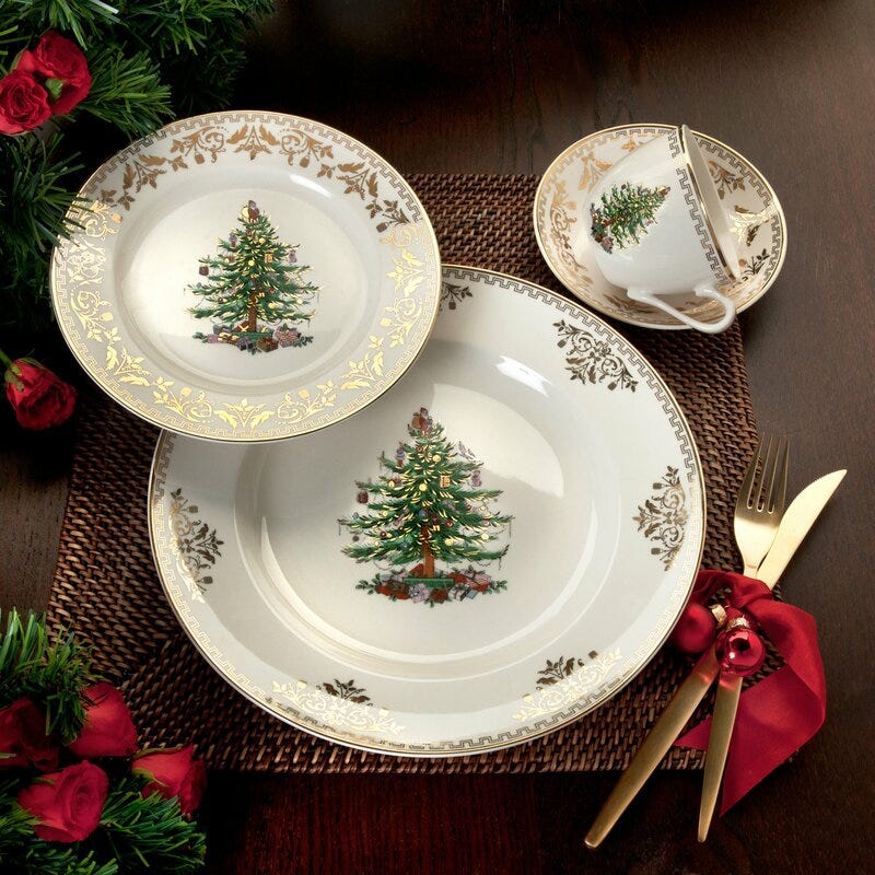 12 Best Christmas China and Dinnerware for Your Table in 2024