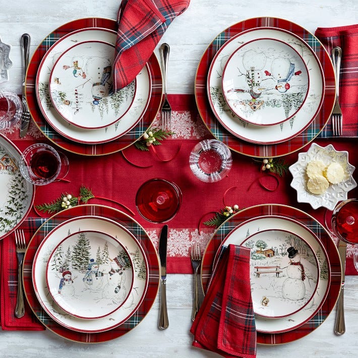 Classic Tartan Dinnerware Collection