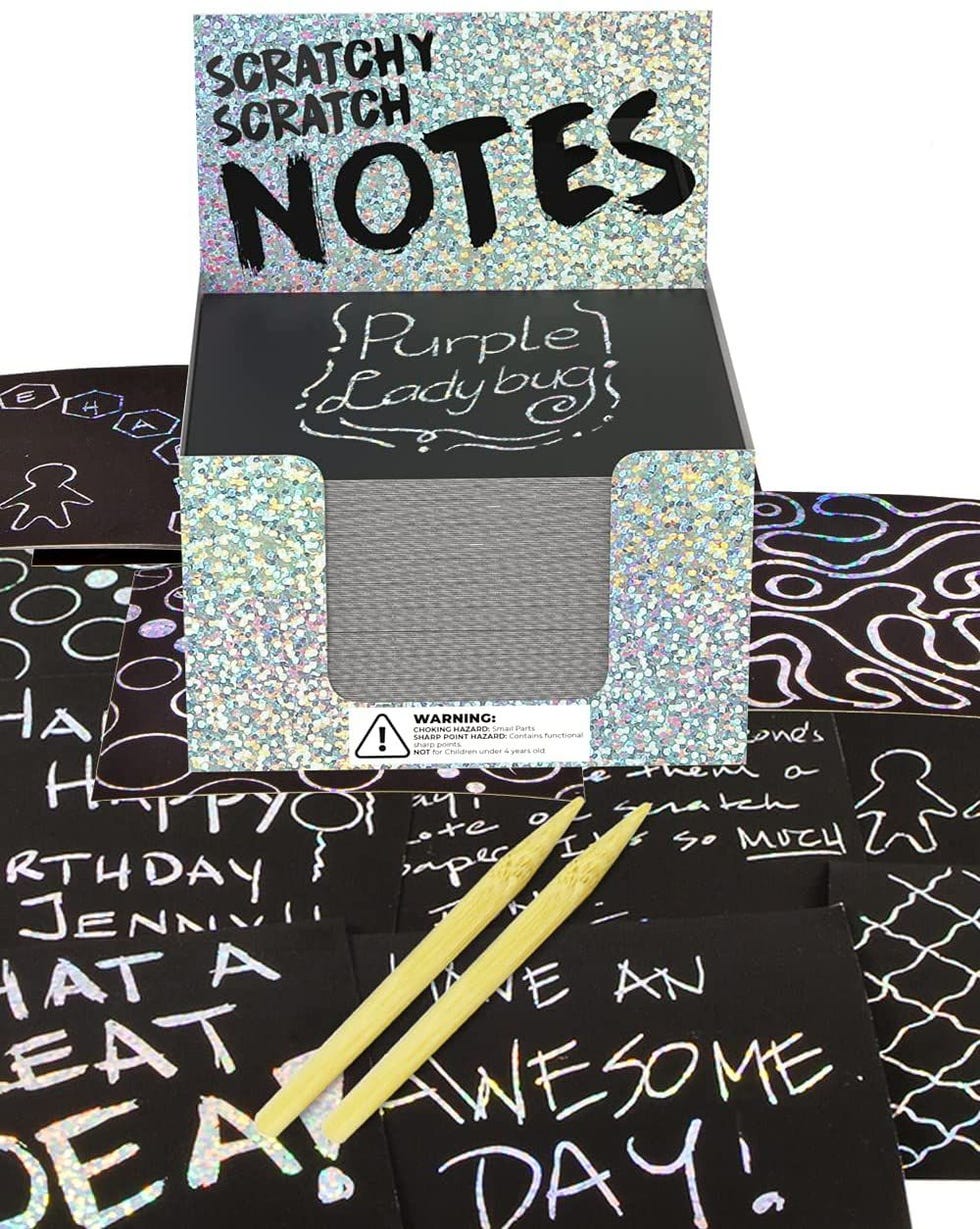 Holographic Scratch off Mini Notes