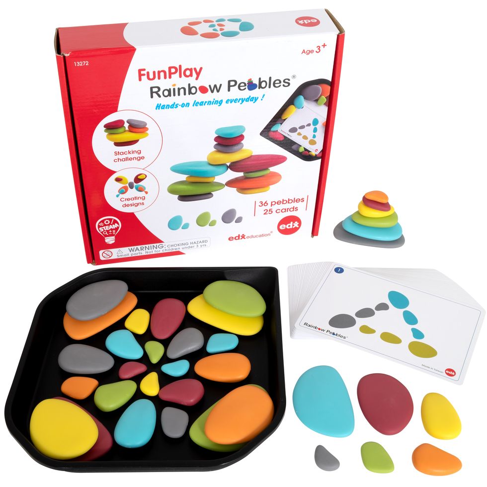 Conjunto de Atividades FunPlay Rainbow Pebbles
