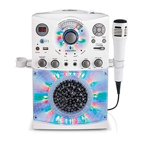 Singing Machine Karaoke System With LED Disco Lights