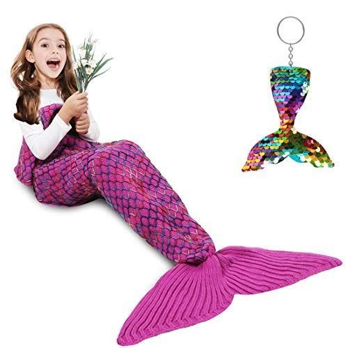 AmyHomie Mermaid Tail Blanket