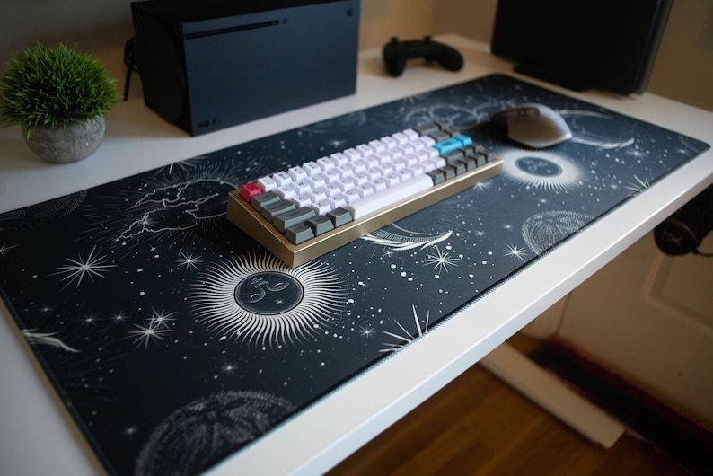 Starry Night Galaxy Extra Large Beautiful and Modern Mousepad | Etsy