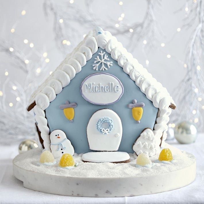 Winter Gingerbread House