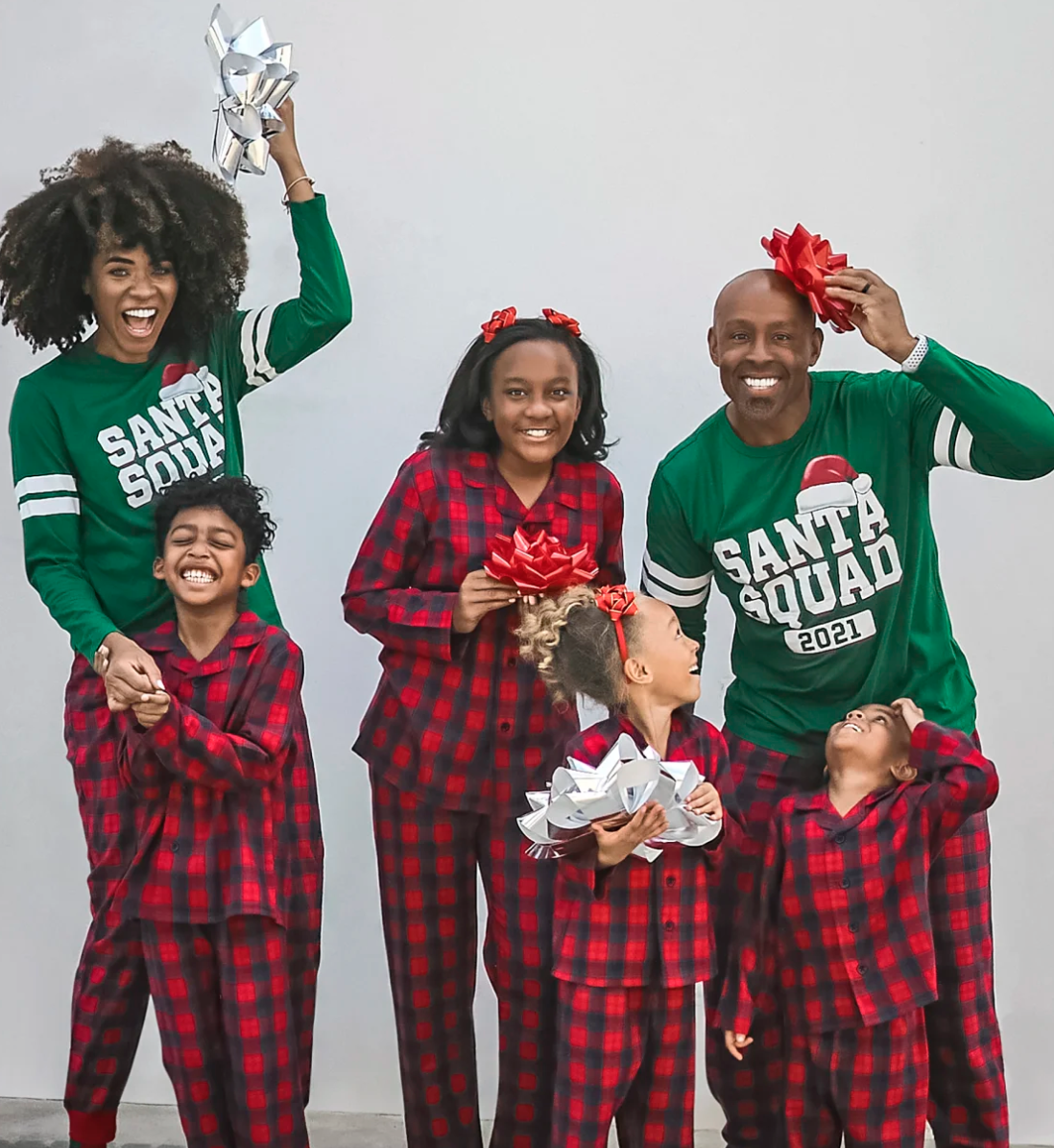 Family Matching Pattern Christmas ORGANIC T-Shirts Adults Kids Baby Gift Present 