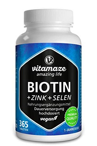 Pastillas de zinc y selenio Biotin