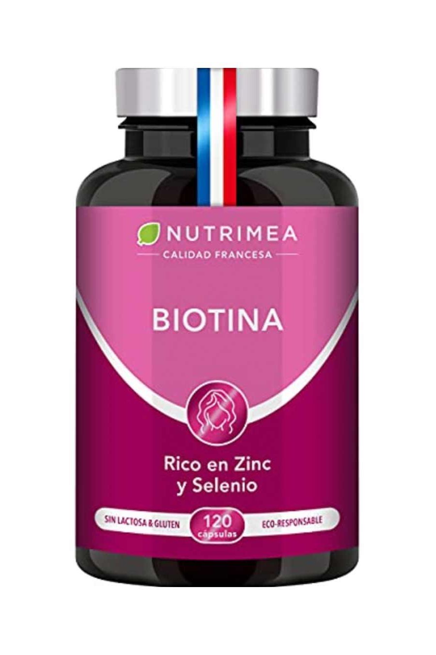 Cápsulas Biotina de zinc y selenio para el pelo