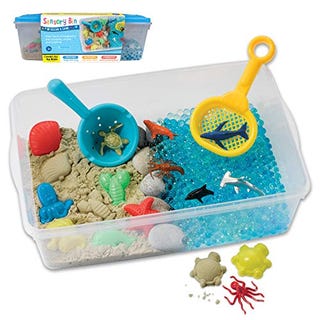 Sensory Bin: Ocean and Sand