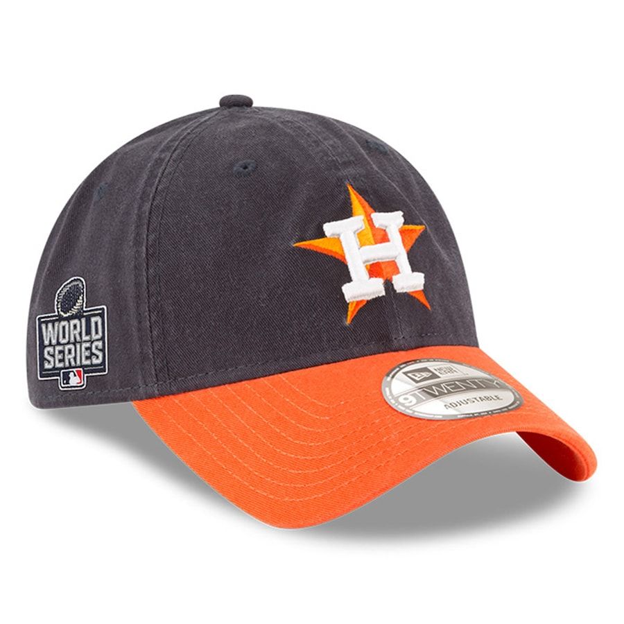 Houston Astros New Era 2019 American League Champions Locker Room 9TWENTY  Adjustable Hat - Charcoal/Black