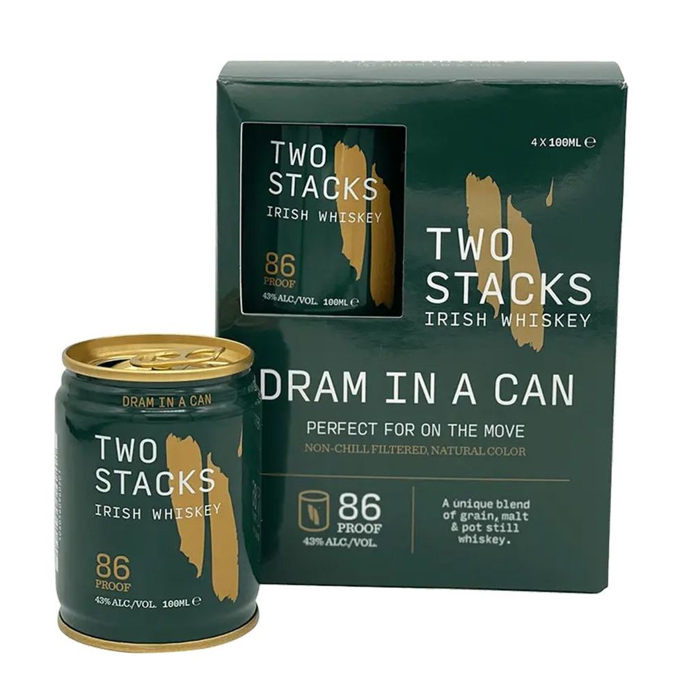 Dram in a Can Irish Whiskey (100-Milliliter 4-Pack) 