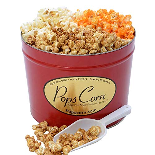 Pops Corn Gourmet Popcorn Gift Tin