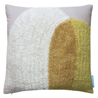 House Beautiful Circles Tufted Cushion 