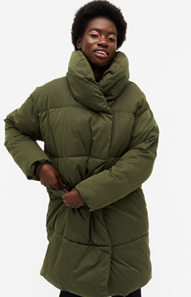 womens duvet puffer coat