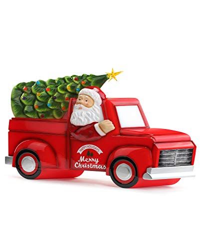 Red Truck Christmas Blow Mold