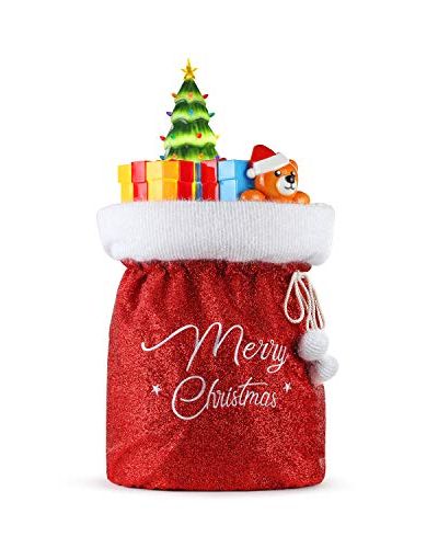 Santa Bag with Toys Christmas Blow Mold