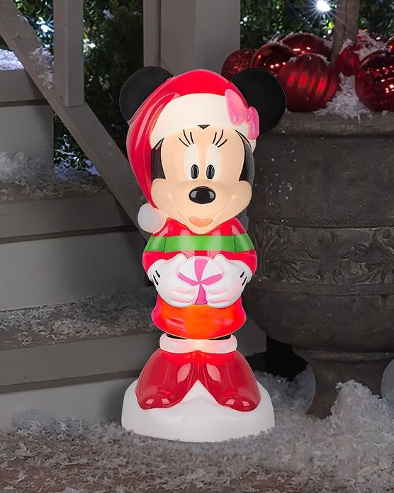 Minnie Mouse Christmas Blow Mold