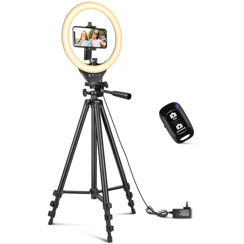 Flexible Ring Light With Microphone Holder