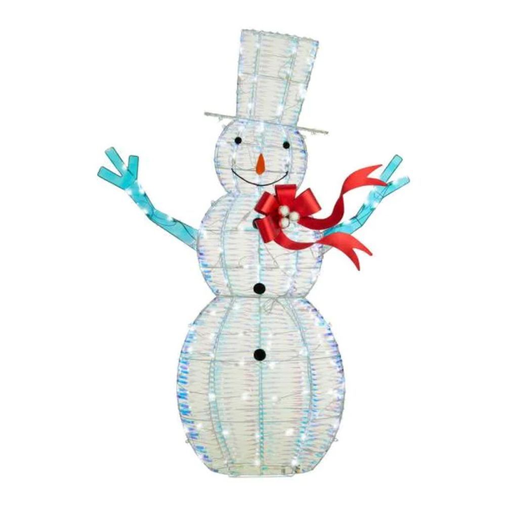 Iridescent Snowman Decoration