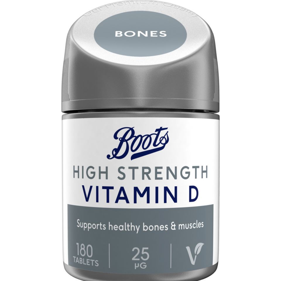 Boots High Strength Vitamin D 25µg 180 Tablets