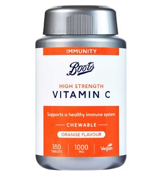 Boots Vitamin C 1000mg Orange Flavour 180 Tablets