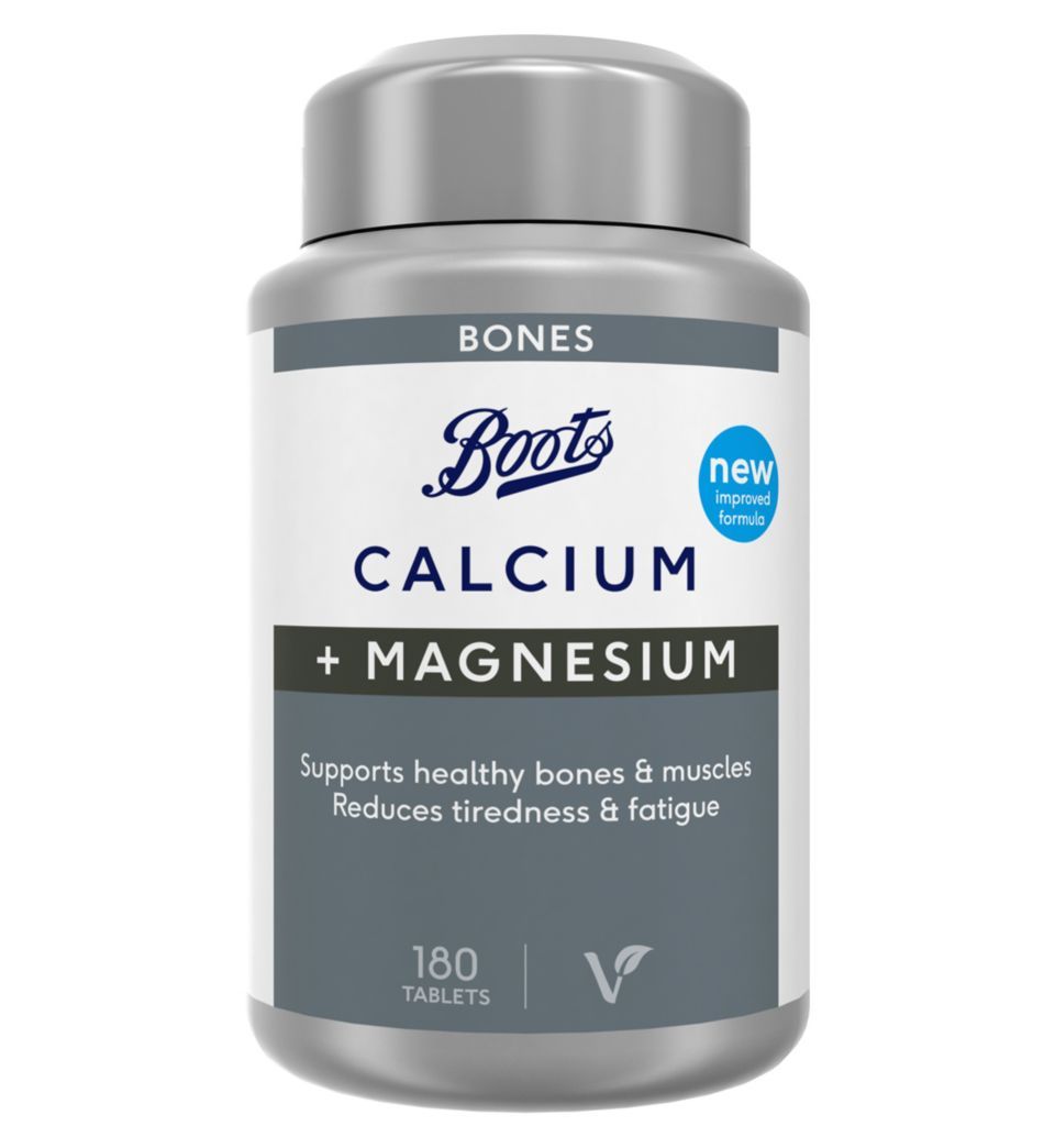 Boots Calcium + Magnesium 180 Tablets