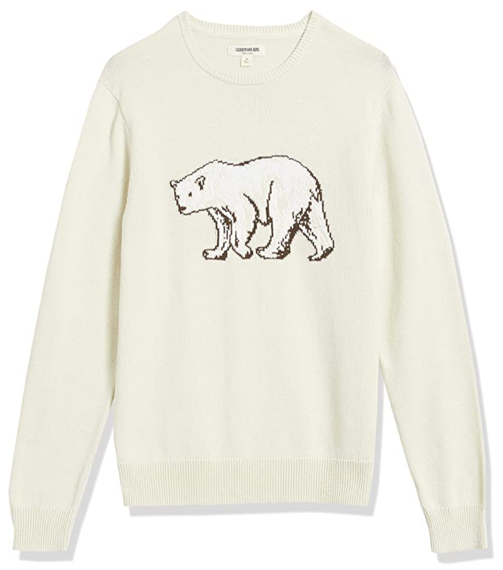 Goodthreads Cotton Graphic Crewneck Sweater