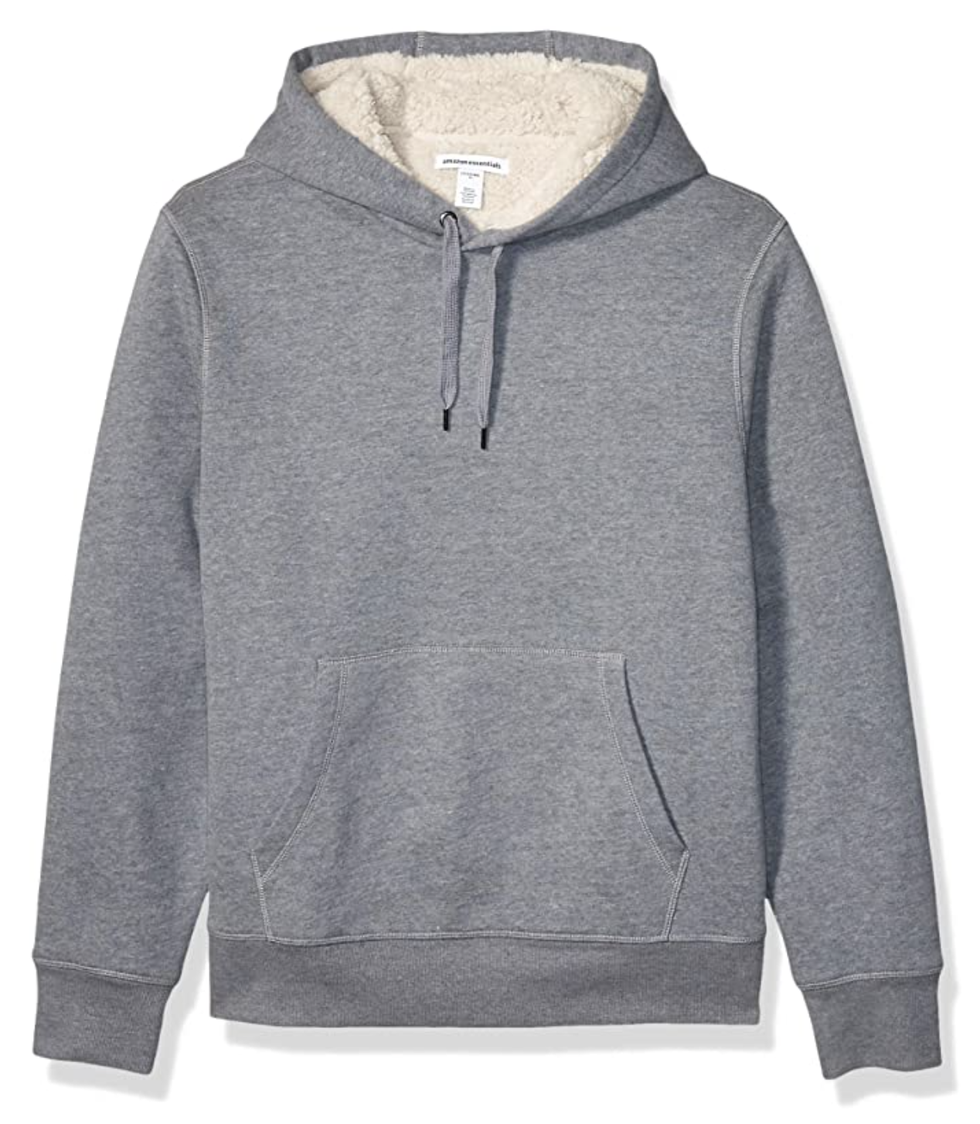 Amazon Essentials Sherpa Lined Pullover Hoodie 
