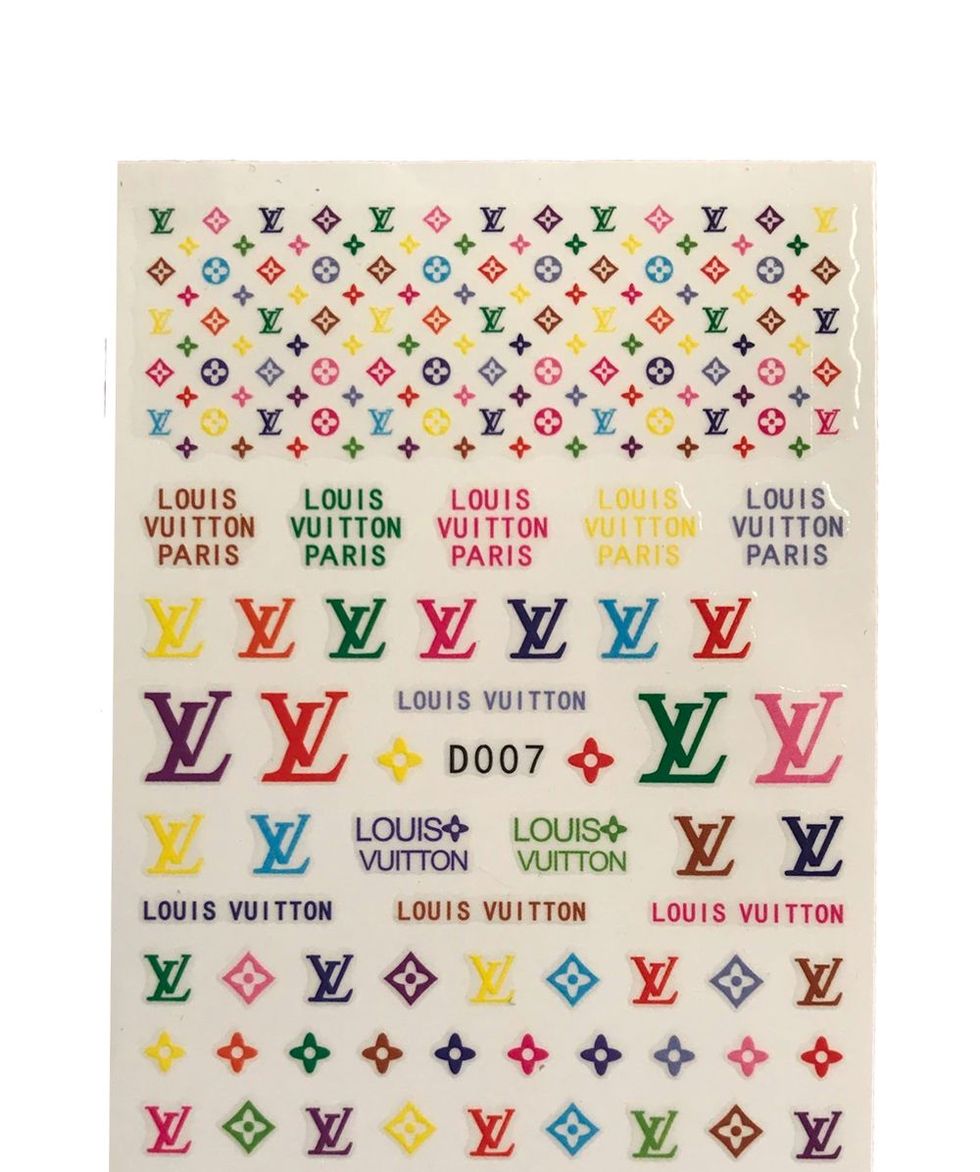 Red and Black Louis Vuitton Pattern Decal / Sticker 20