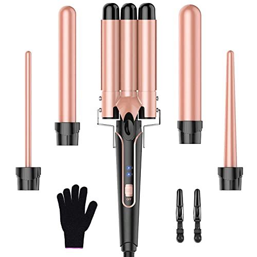 Hair Waver/Curling Wand 5-in-1 Set 