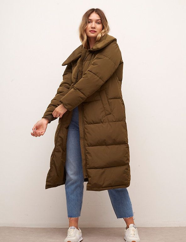 maxi duvet coat