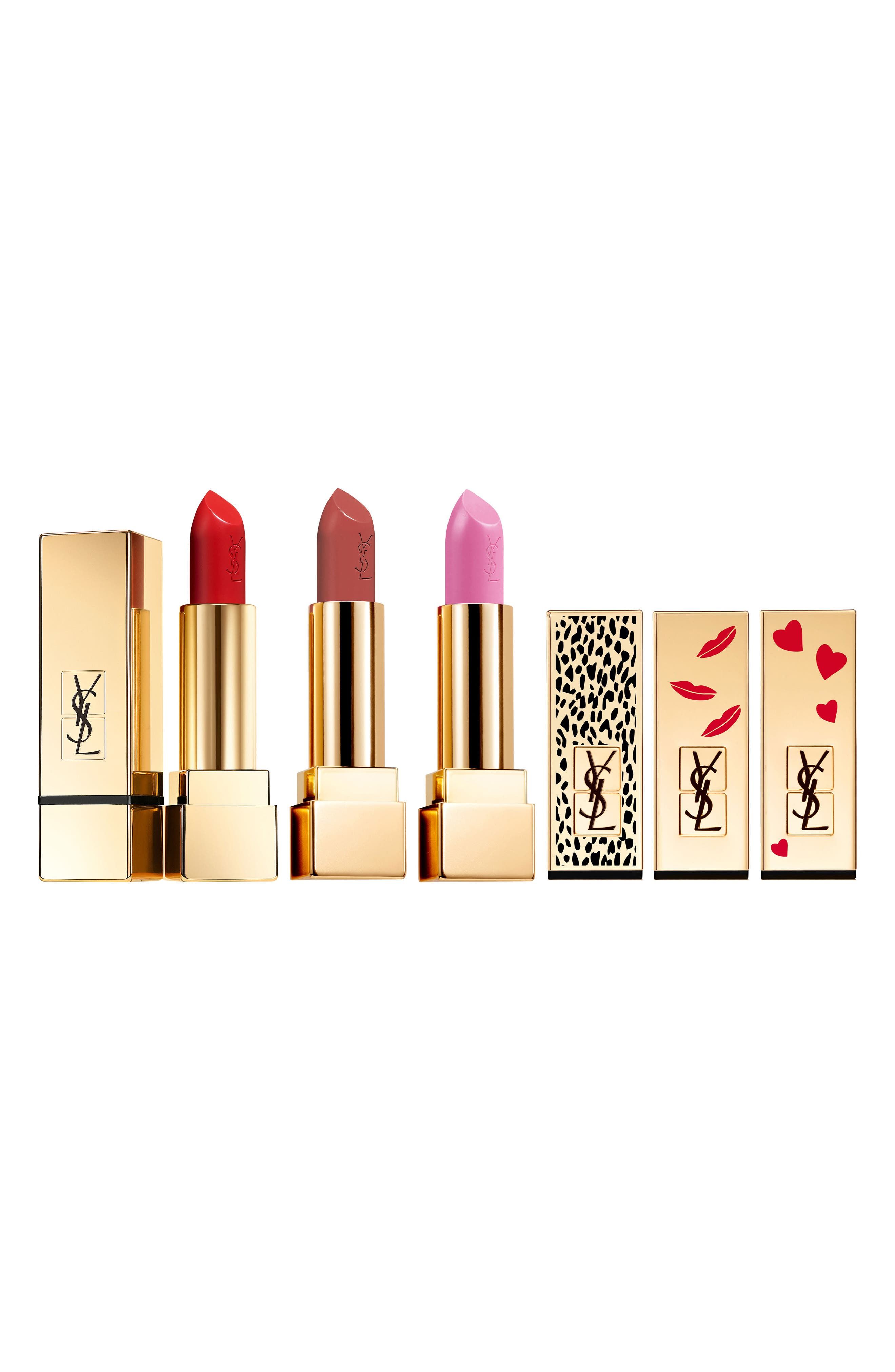 Yves saint laurent lipstick sets discount trio rouge pur couture set