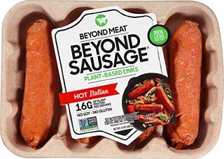 Beyond Meat Sausage Plant-Based Dinner Links, Hot Italian 