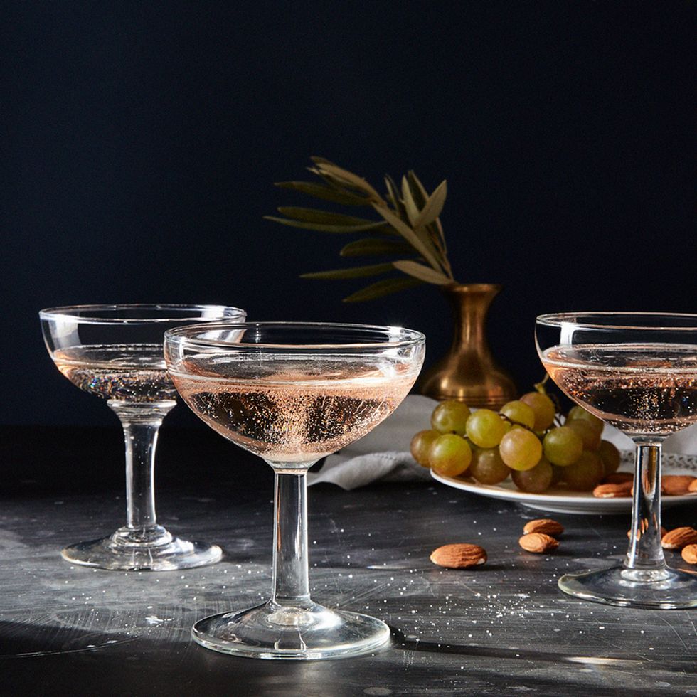 Vintage French Champagne Coupes 