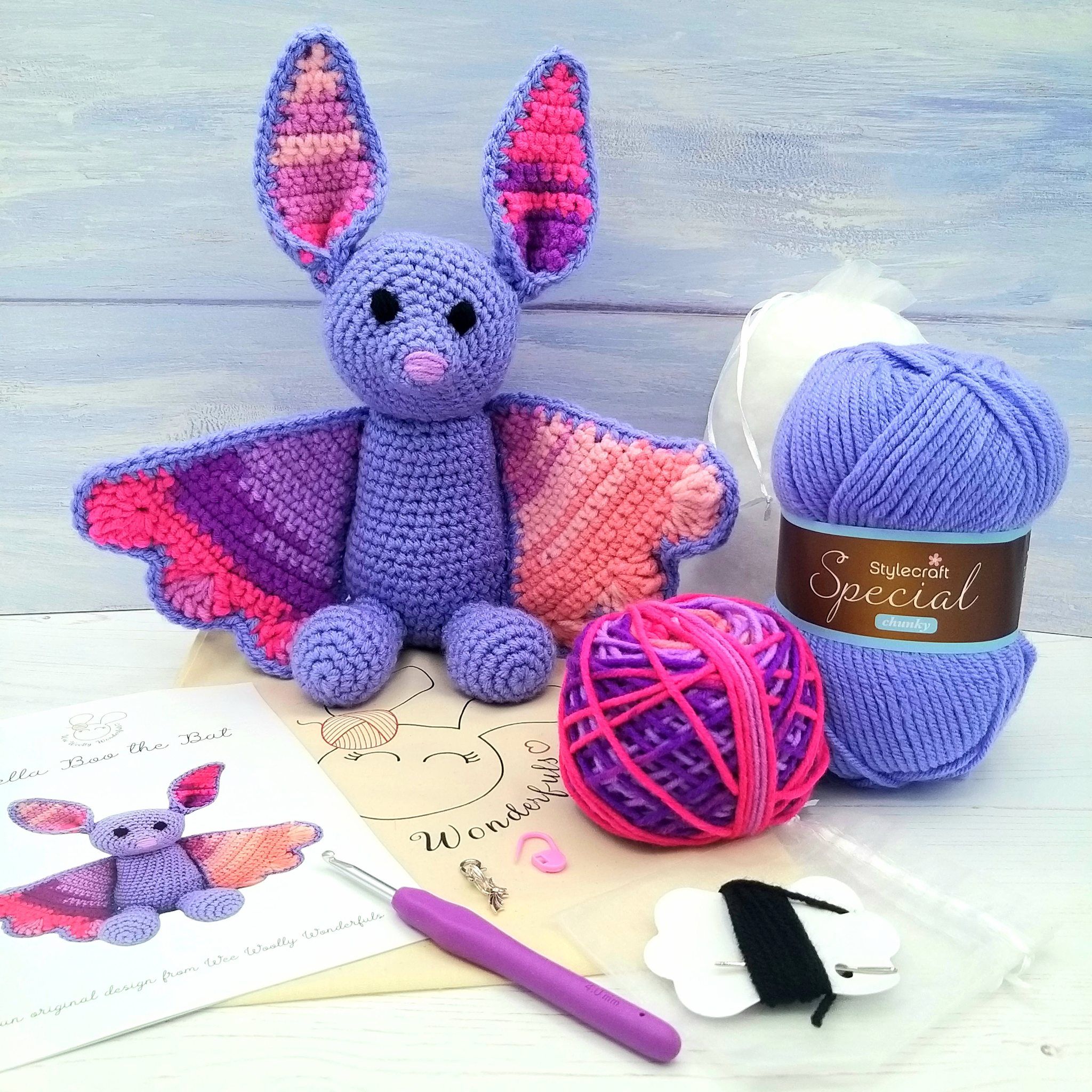 Animal knitting tutorial. bonnet knitting pattern Newborn bonnet pattern Bat toy