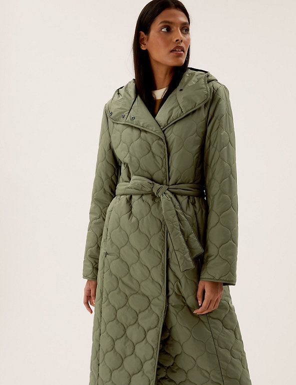 padded full length coats