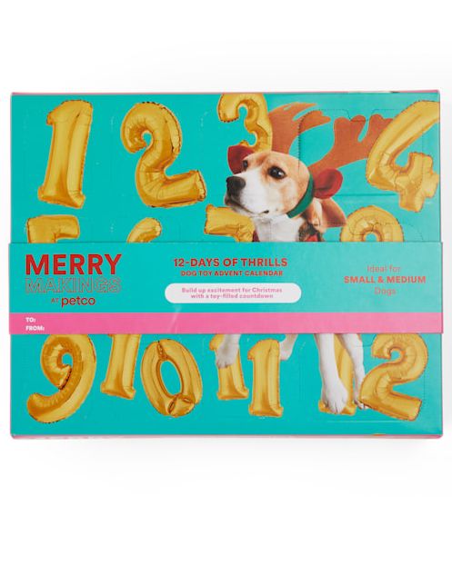 12-Days of Thrills Dog Toy Advent Calendar
