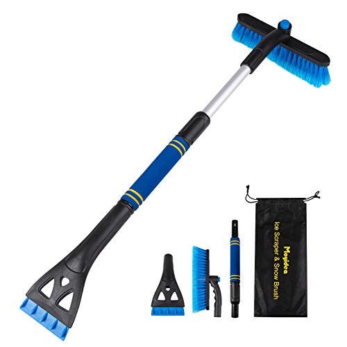Moyidea 3 in 1 Extendable Ice Scraper Snow Brush