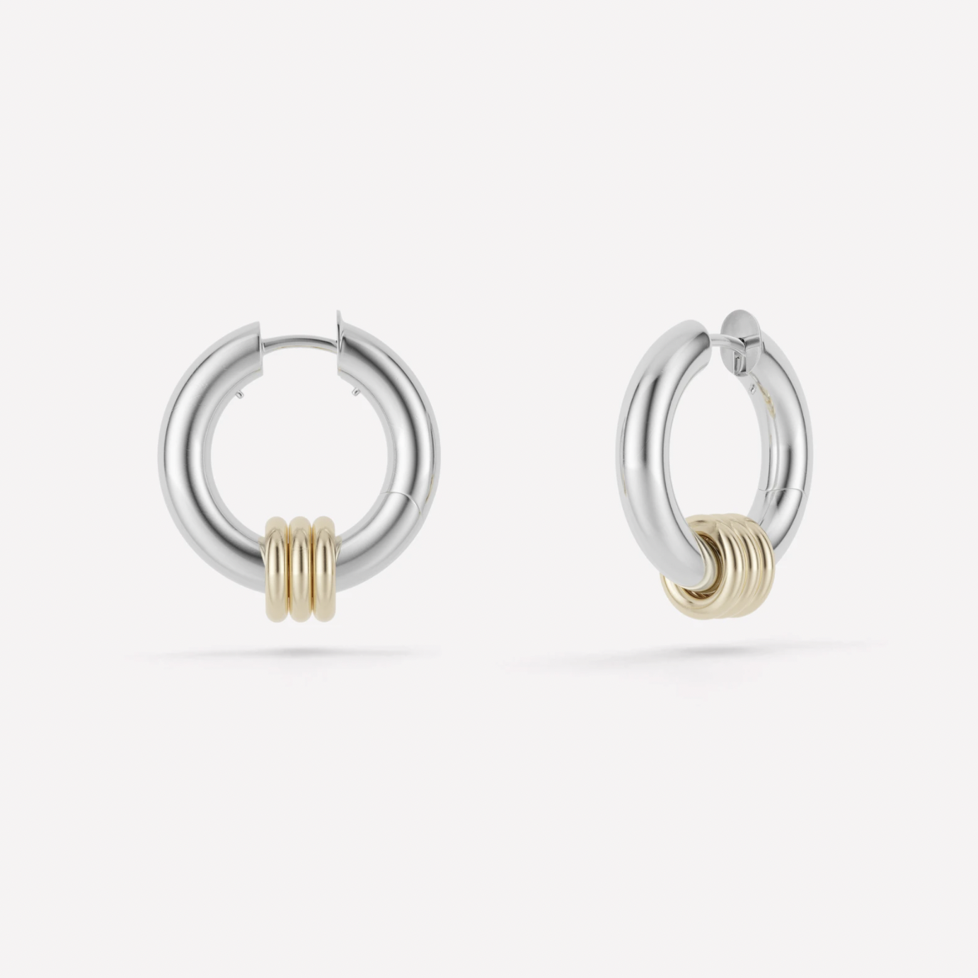 Elegant Gold Tone CZ Hoop Earrings – Cosmopolitan Earrings