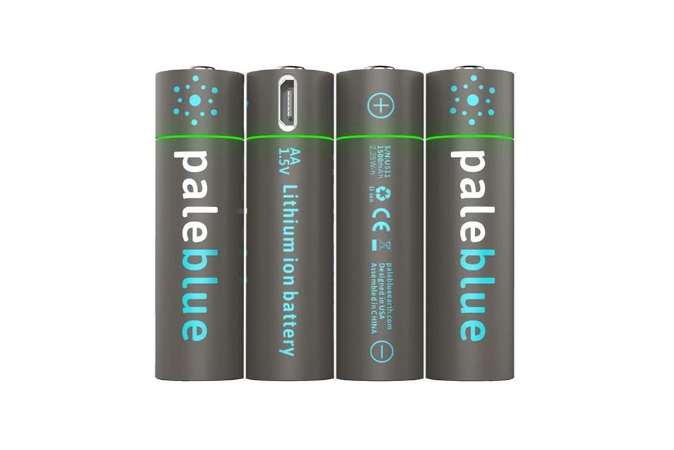 Pale Blue Rechargeable Smart Batteries