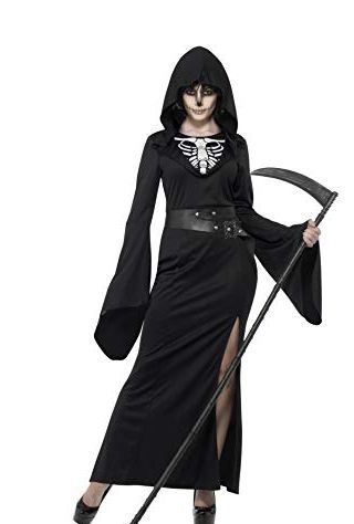  Besutolife Halloween Black Dress Women Halloween