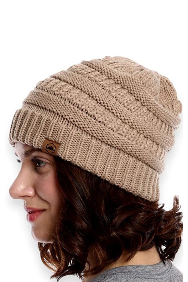 Details about   Womens Fleece Beanie Hat Ladies Warm Insulated Super Soft Cosy Lined Ski Cap 