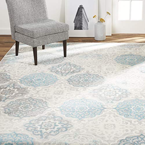 Damask Area Rug
