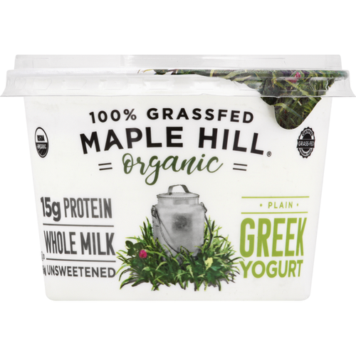 Maple Hill Yogurt, Organic, Greek, Plain