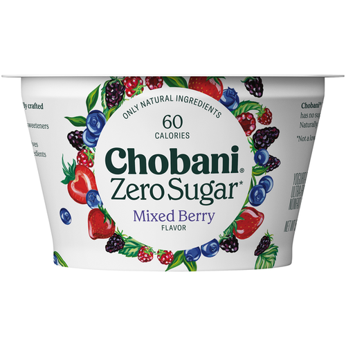 Chobani with Zero Sugar Mixed Berry