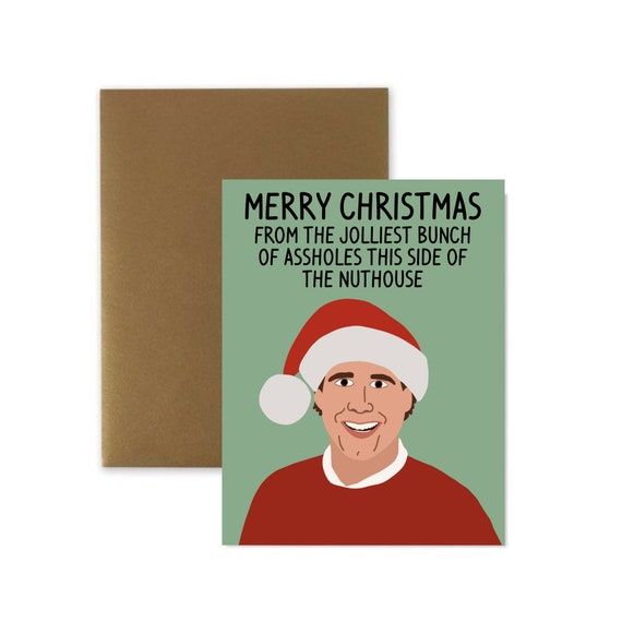 6 cards I Luv Santa Christmas Greeting Card