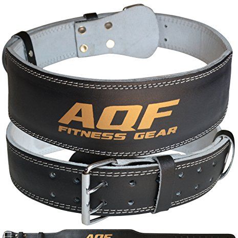 Fitgriff® Cinturon Lumbar Crossfit Cuero - Cinturón para Gimnasio