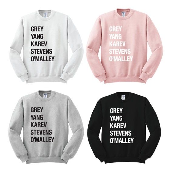 Grey, Yang, Karev, Stevens, O'Malley Sweatshirt